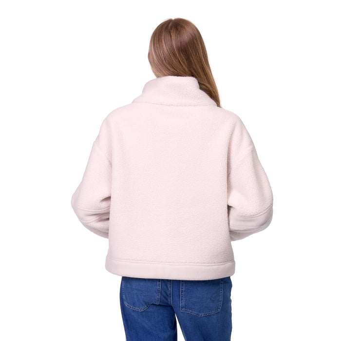 GABY CONTRAST SHERPA JACKET - The Ohio State Univ. Buckeyes