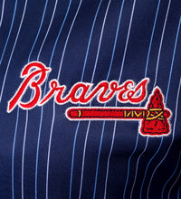GENNI STRIPED BOMBER JACKET - Atlanta Braves