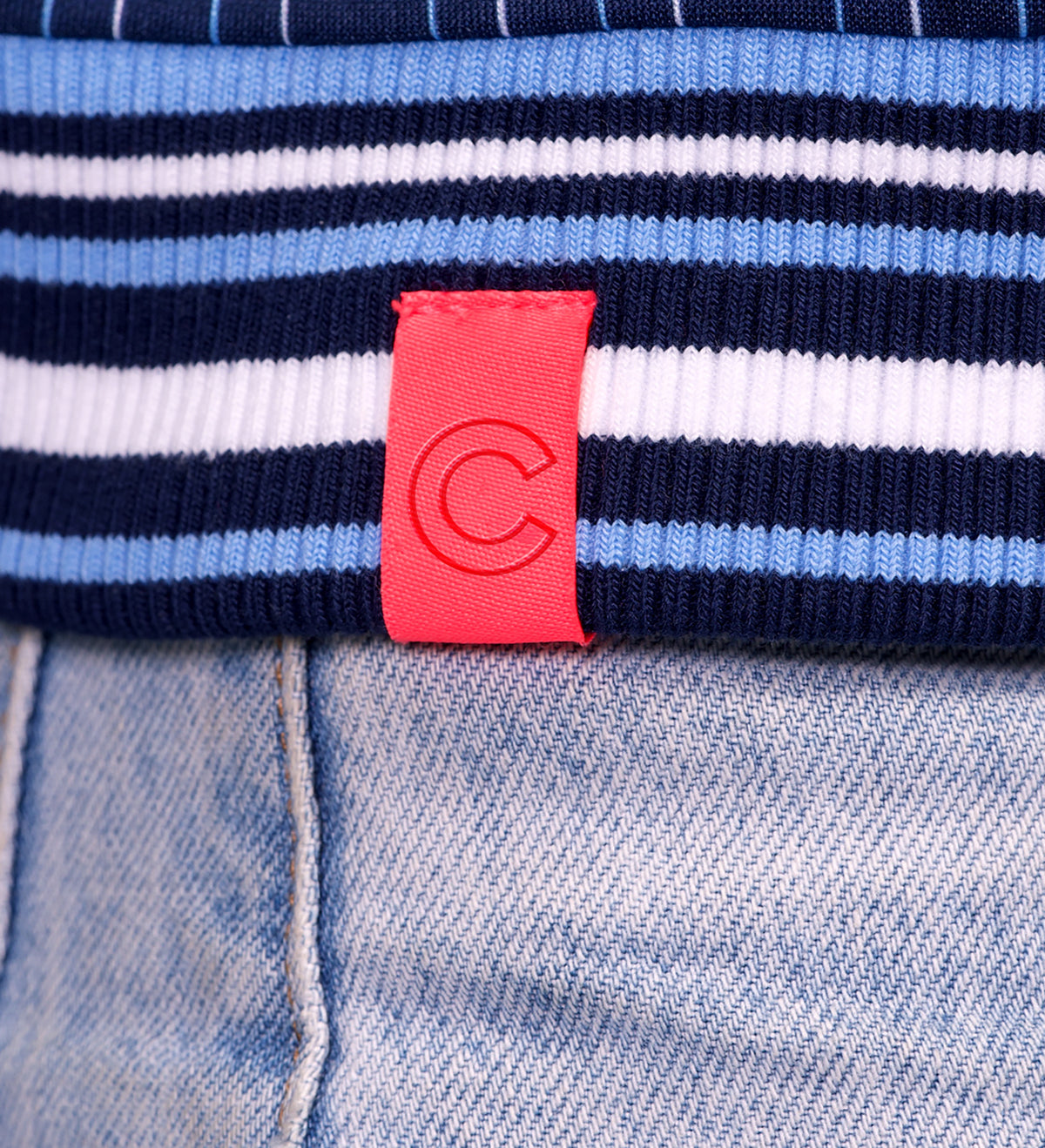 GENNI STRIPED BOMBER JACKET - Chicago Cubs