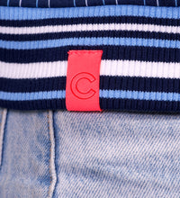 GENNI STRIPED BOMBER JACKET - Chicago Cubs