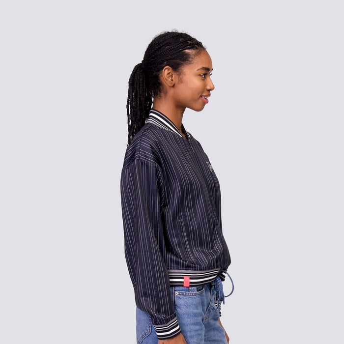GENNI STRIPED BOMBER JACKET - New York Yankees