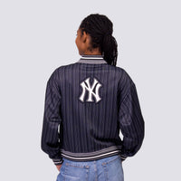 GENNI STRIPED BOMBER JACKET - New York Yankees