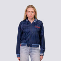GENNI STRIPED BOMBER JACKET - St. Louis Cardinals