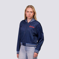 GENNI STRIPED BOMBER JACKET - St. Louis Cardinals