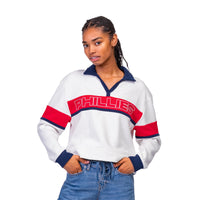MACY OVERSIZED CENTER STRIPE POLO - Philadelphia Phillies