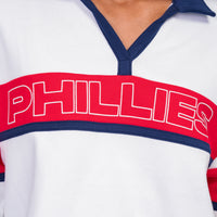 MACY OVERSIZED CENTER STRIPE POLO - Philadelphia Phillies