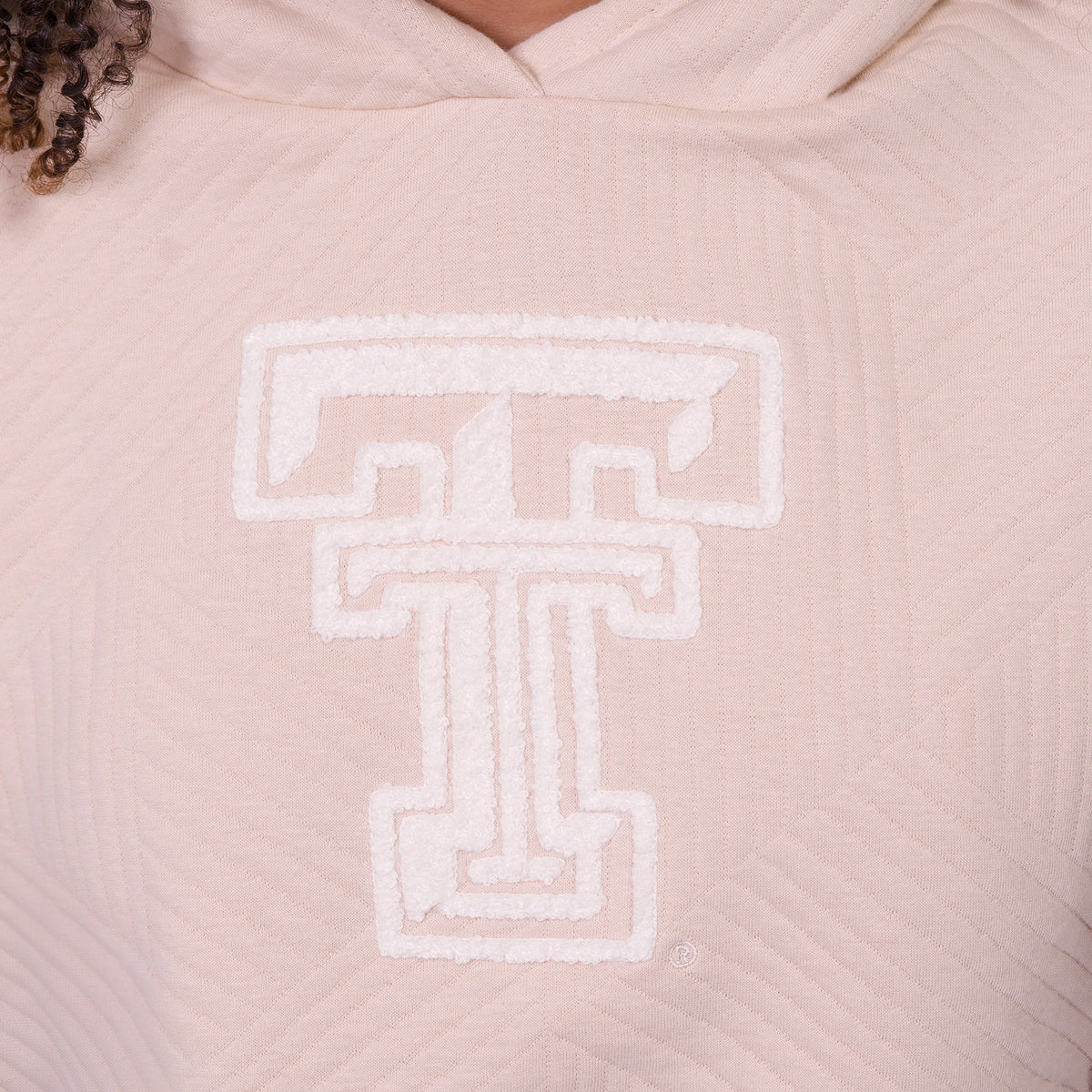 MARGOT CHENILLE QUILTED HOODIE - Texas Tech Univ. Red Raiders