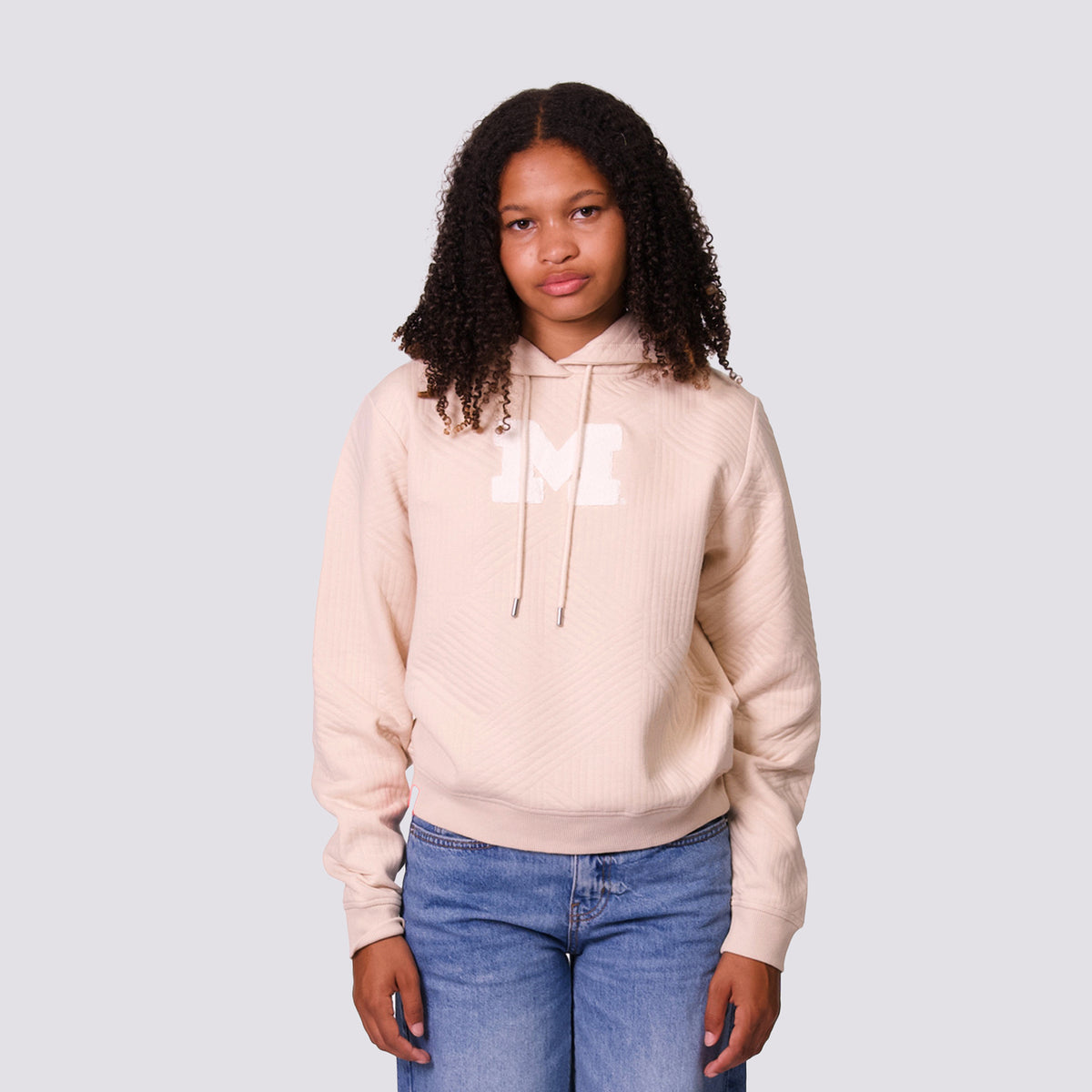 MARGOT CHENILLE QUILTED HOODIE - Univ. of Michigan Wolverines