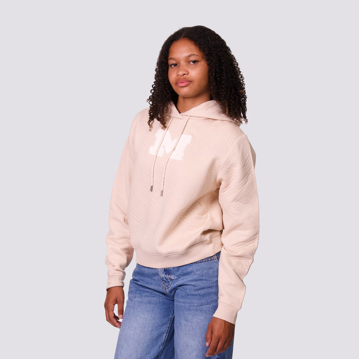 MARGOT CHENILLE QUILTED HOODIE - Univ. of Michigan Wolverines