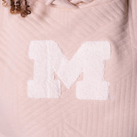 MARGOT CHENILLE QUILTED HOODIE - Univ. of Michigan Wolverines
