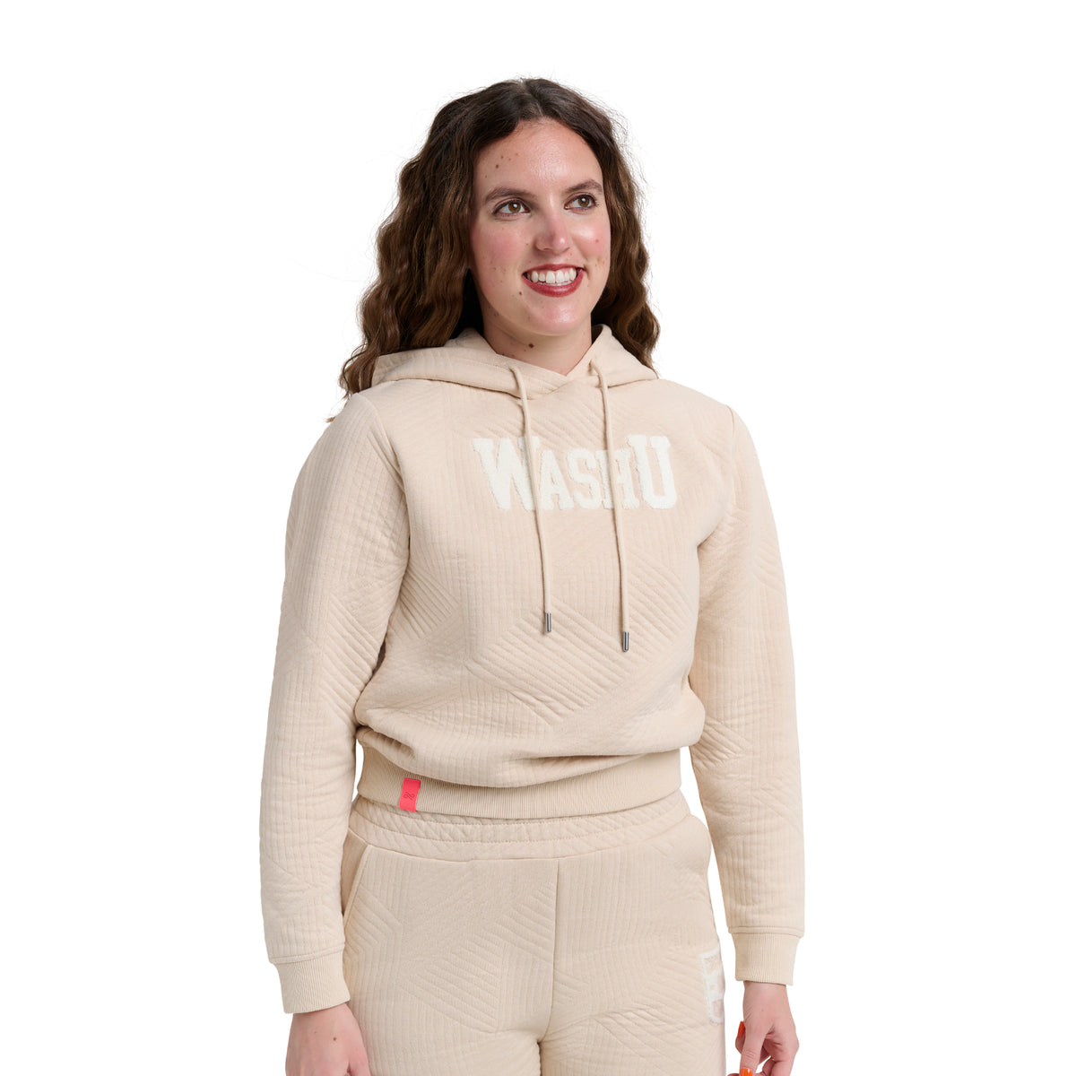 MARGOT CHENILLE QUILTED HOODIE - Washington Univ. Bears