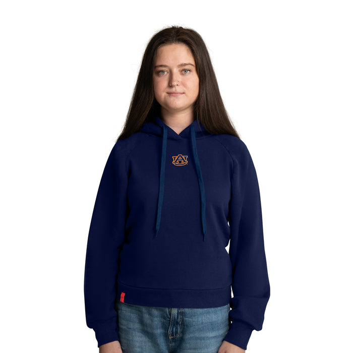 MAXINE ROUCHED FLEECE HOODIE - AUBURN UNIV. TIGERS