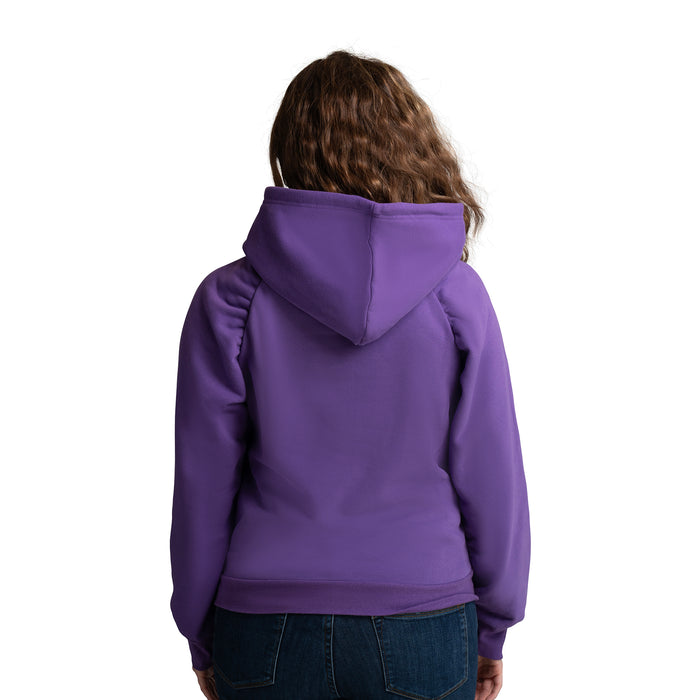 MAXINE ROUCHED FLEECE HOODIE - Louisiana State Univ. Tigers