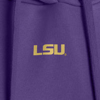 MAXINE ROUCHED FLEECE HOODIE - Louisiana State Univ. Tigers