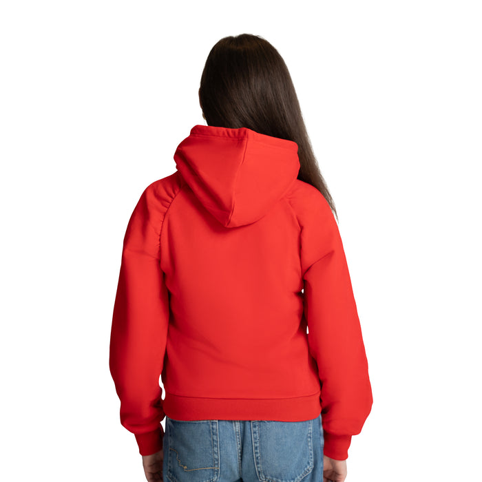 MAXINE ROUCHED FLEECE HOODIE - The Ohio State Univ. Buckeyes