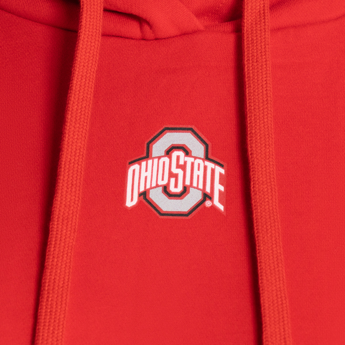 MAXINE ROUCHED FLEECE HOODIE - The Ohio State Univ. Buckeyes