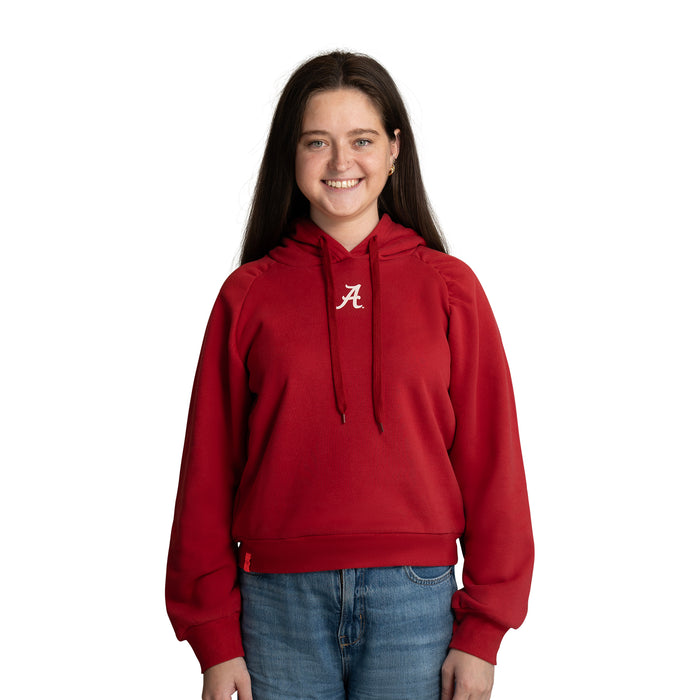 MAXINE ROUCHED FLEECE HOODIE - Univ. of Alabama Crimson Tide