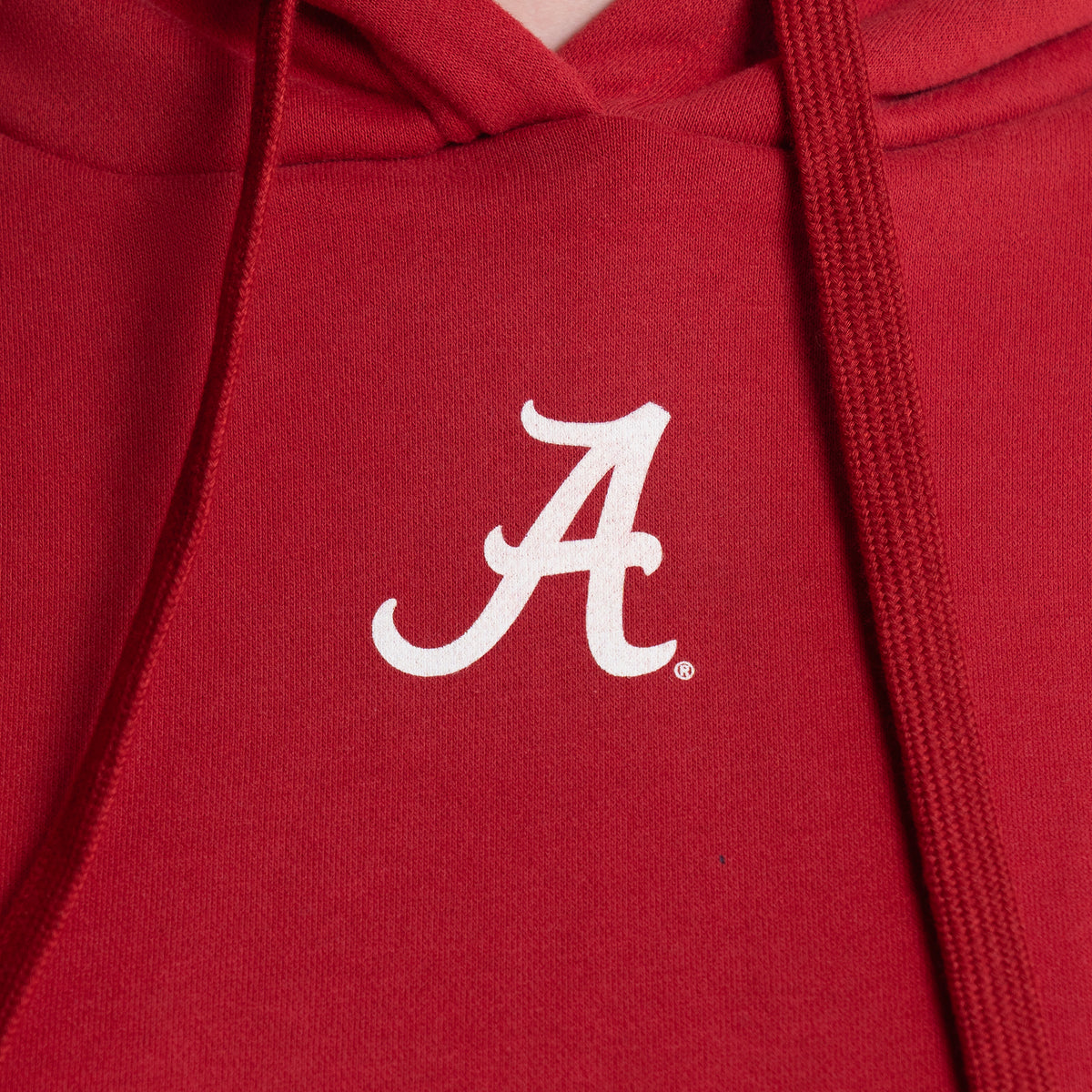 MAXINE ROUCHED FLEECE HOODIE - Univ. of Alabama Crimson Tide