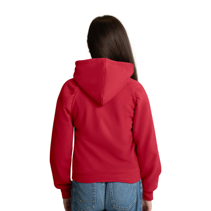 MAXINE ROUCHED FLEECE HOODIE - Univ. of Arkansas Razorbacks