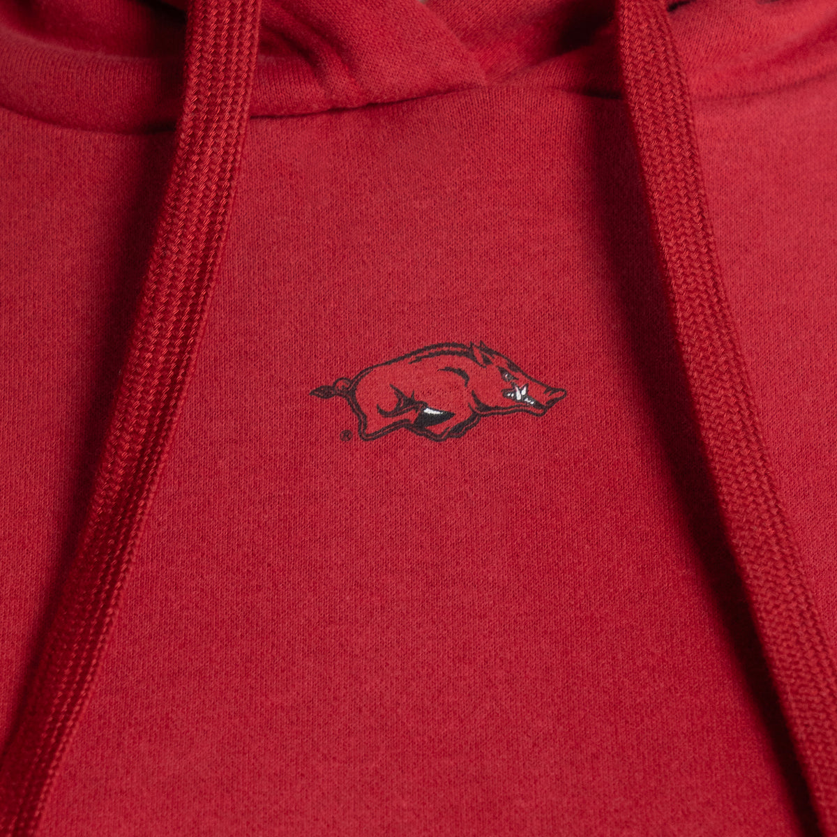 MAXINE ROUCHED FLEECE HOODIE - Univ. of Arkansas Razorbacks