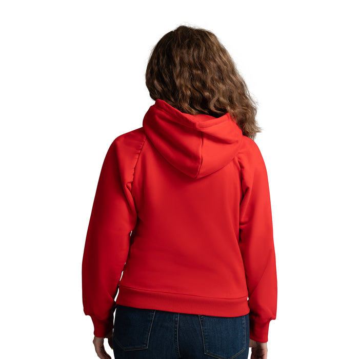 MAXINE ROUCHED FLEECE HOODIE - Univ. of Georgia Bulldogs