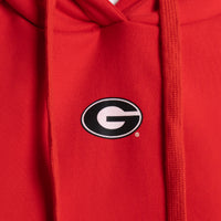 MAXINE ROUCHED FLEECE HOODIE - Univ. of Georgia Bulldogs