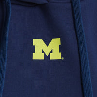 MAXINE RUCHED FLEECE HOODIE - Univ. of Michigan Wolverines
