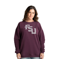 MIRANDA OVERSIZED FLEECE CREW - Florida State Seminoles