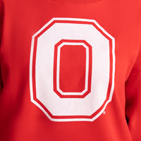 MIRANDA OVERSIZED FLEECE CREW - The Ohio State Univ. Buckeyes