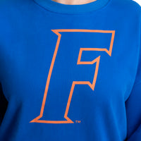 MIRANDA OVERSIZED FLEECE CREW - Univ. of Florida Gators
