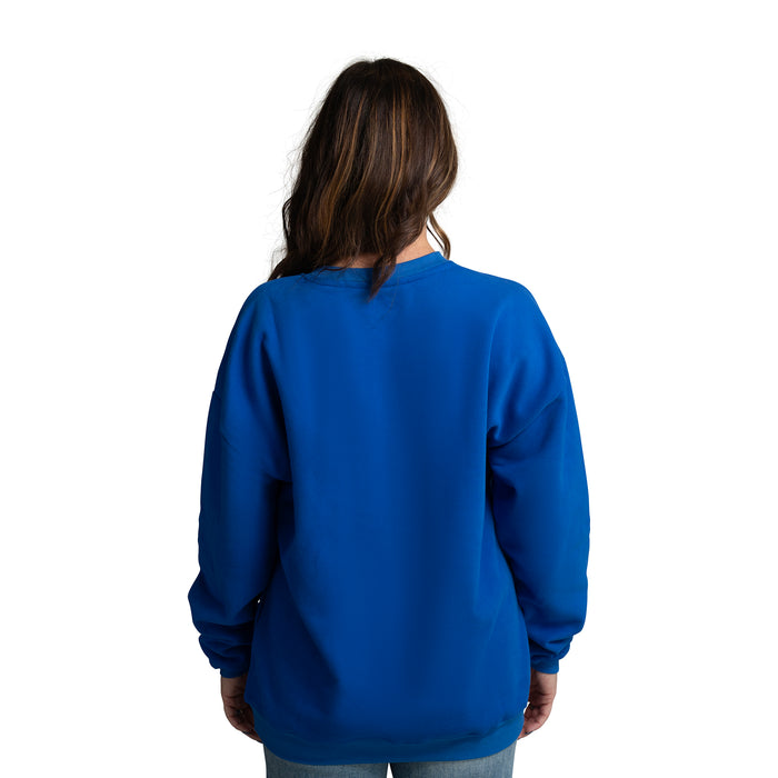 MIRANDA OVERSIZED FLEECE CREW - Univ. of Kentucky Wildcats