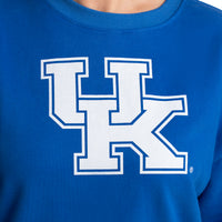 MIRANDA OVERSIZED FLEECE CREW - Univ. of Kentucky Wildcats