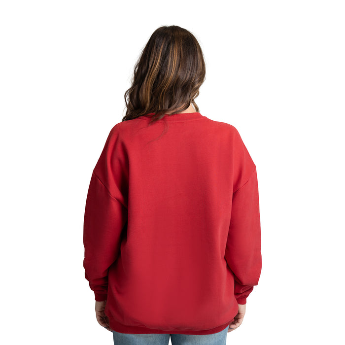 MIRANDA OVERSIZED FLEECE CREW - Univ. of Oklahoma Sooners