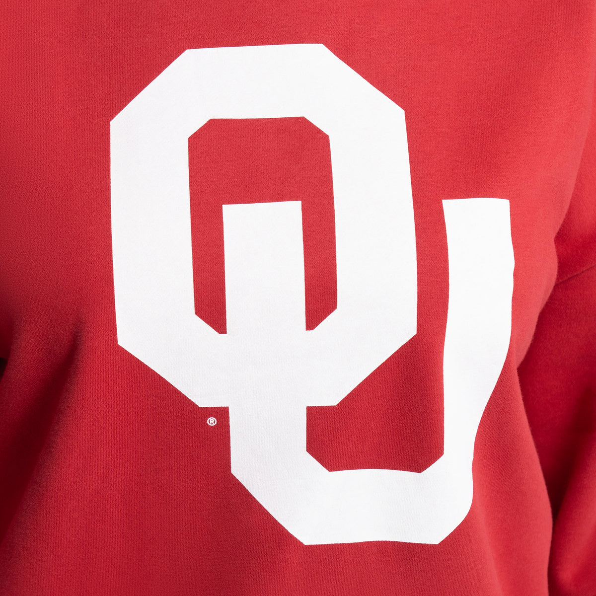 MIRANDA OVERSIZED FLEECE CREW - Univ. of Oklahoma Sooners