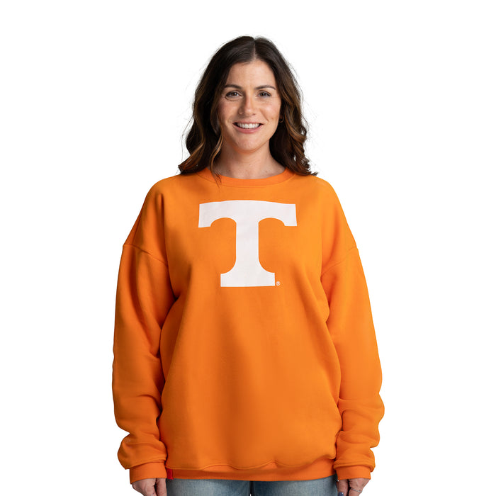 MIRANDA OVERSIZED FLEECE CREW - Univ. of Tennessee Volunteers