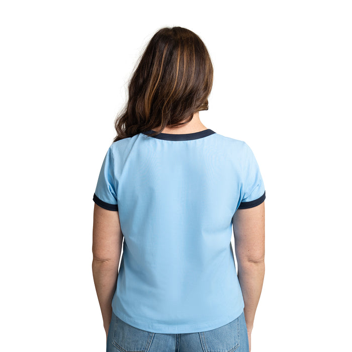 NORA RINGER TEE - AUBURN UNIV. TIGERS