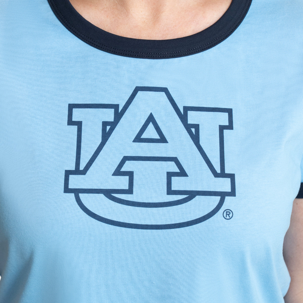 NORA RINGER TEE - AUBURN UNIV. TIGERS
