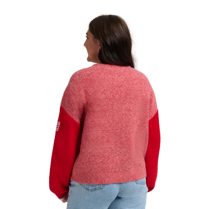 SIDNEY MARLED CREWNECK SWEATER - Washington Univ. Bears