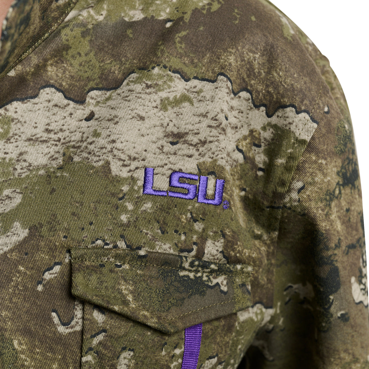 WALLACE CLASSIC CAMO FIELD JACKET - Louisiana State Univ. Tigers