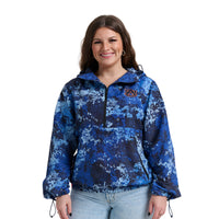 WENDY FASHION CAMO H2O HALF-ZIP - AUBURN UNIV. TIGERS