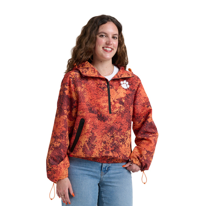 WENDY FASHION CAMO H2O HALF-ZIP - Clemson Univ. Tigers