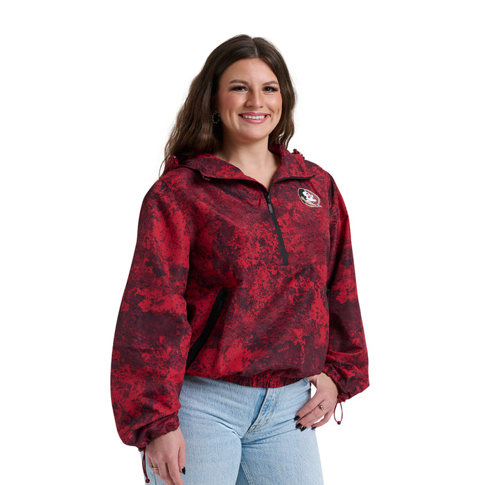 WENDY FASHION CAMO H2O HALF-ZIP - Florida State Seminoles