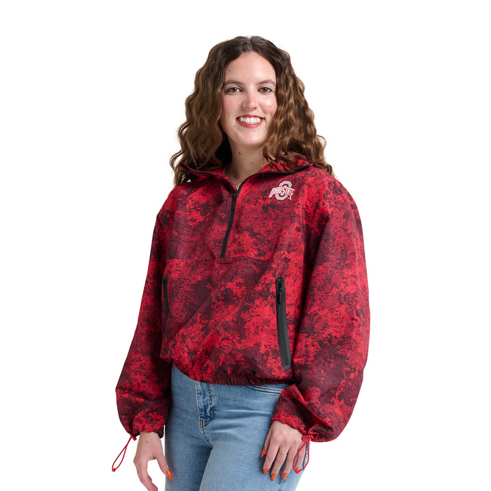 WENDY FASHION CAMO H2O HALF-ZIP - The Ohio State Univ. Buckeyes