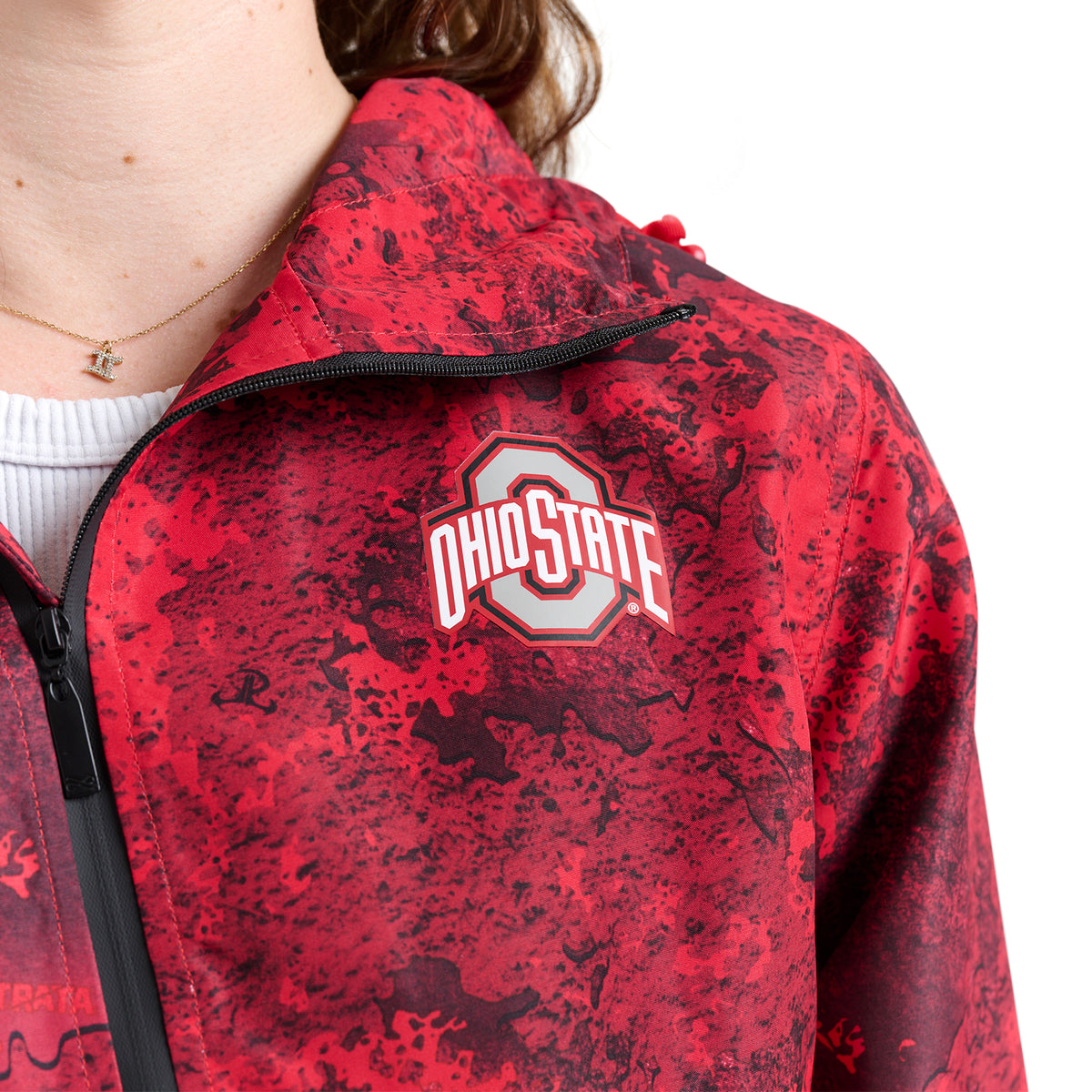 WENDY FASHION CAMO H2O HALF-ZIP - The Ohio State Univ. Buckeyes