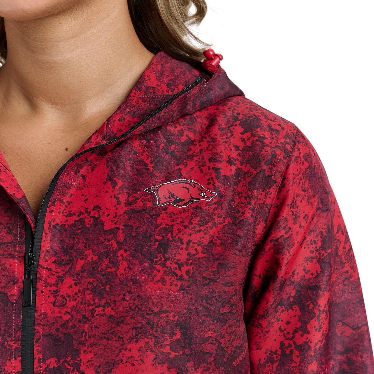 WENDY FASHION CAMO H2O HALF-ZIP - Univ. of Arkansas Razorbacks