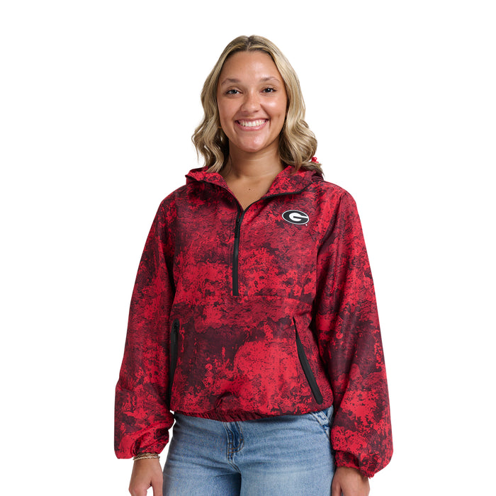 WENDY FASHION CAMO H2O HALF-ZIP - Univ. of Georgia Bulldogs