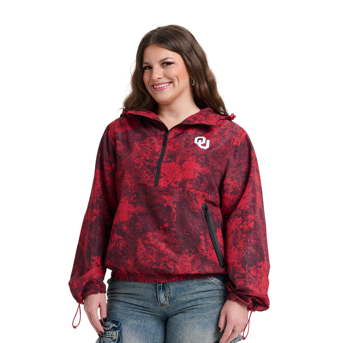 WENDY FASHION CAMO H2O HALF-ZIP - Univ. of Oklahoma Sooners