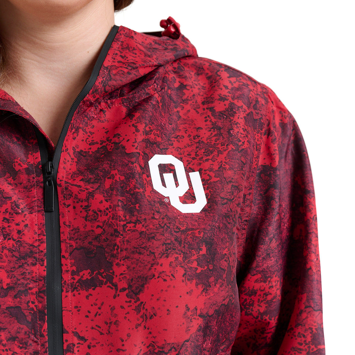 WENDY FASHION CAMO H2O HALF-ZIP - Univ. of Oklahoma Sooners
