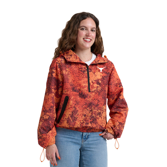 WENDY FASHION CAMO H2O HALF-ZIP - Univ. of Texas Longhorns