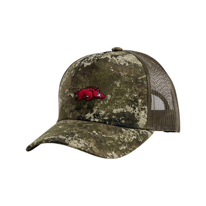 WHIT CLASSIC CAMO TRUCKER HAT - Univ. of Arkansas Razorbacks